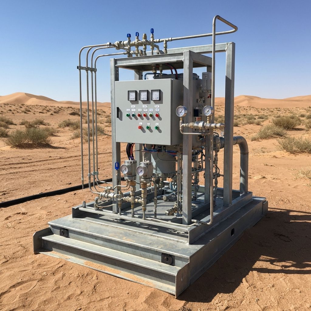 MOL Pakistan - Pneumatic Control Panel on Slug Catcher & Blowcase Skids