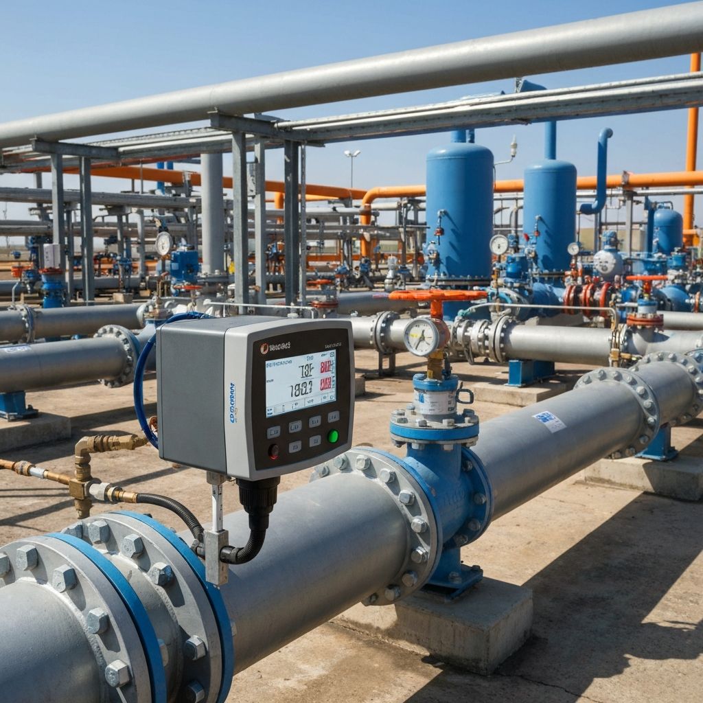 SNGPL - Ultrasonic Flow Meter Installation